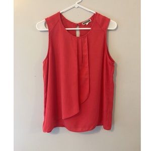 Coral Pleione Sleeveless Blouse